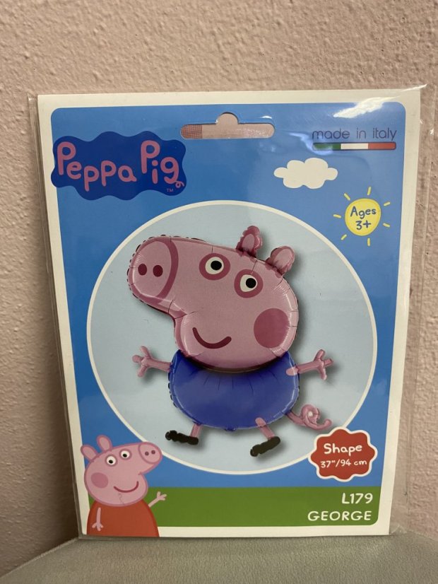 Fóliový balónek pohádková postava - různé druhy - Varianta: Prasátko Tom