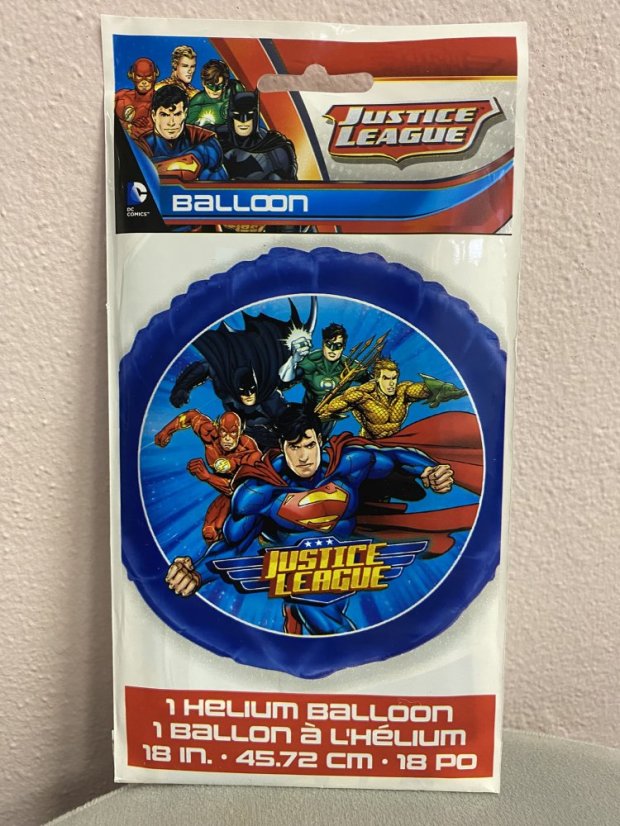 Fóliový balónek kulatý - různé druhy - Varianta: Justice League