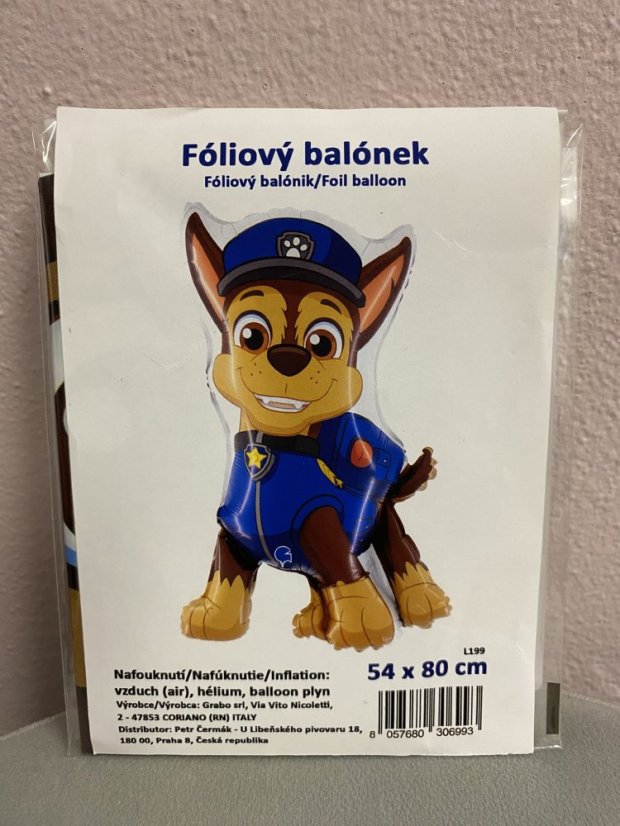 Fóliový balónek pohádková postava - různé druhy