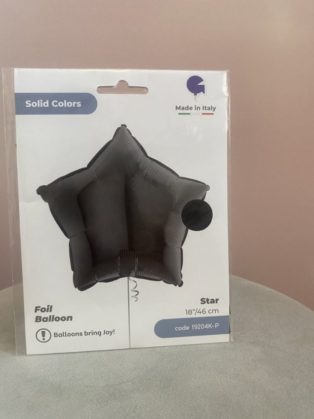 Fóliová hvězda - různé druhy - Varianta: zlatá - 91 cm