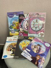 Fóliový balónek kulatý - různé druhy