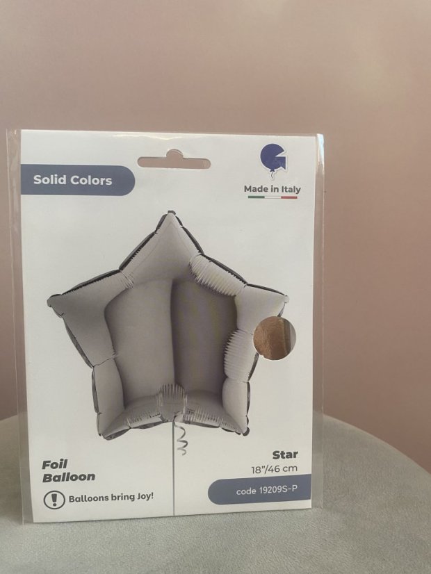 Fóliová hvězda - různé druhy - Varianta: zlatá - 91 cm