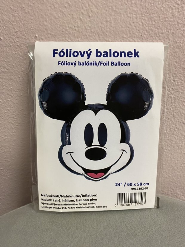 Fóliový balónek zvířátko hlava - různé druhy - Varianta: slon