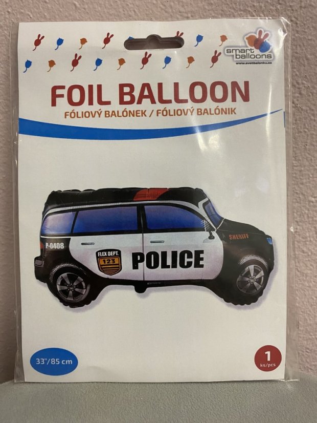 Fóliový balónek - auta/stroje - různé druhy