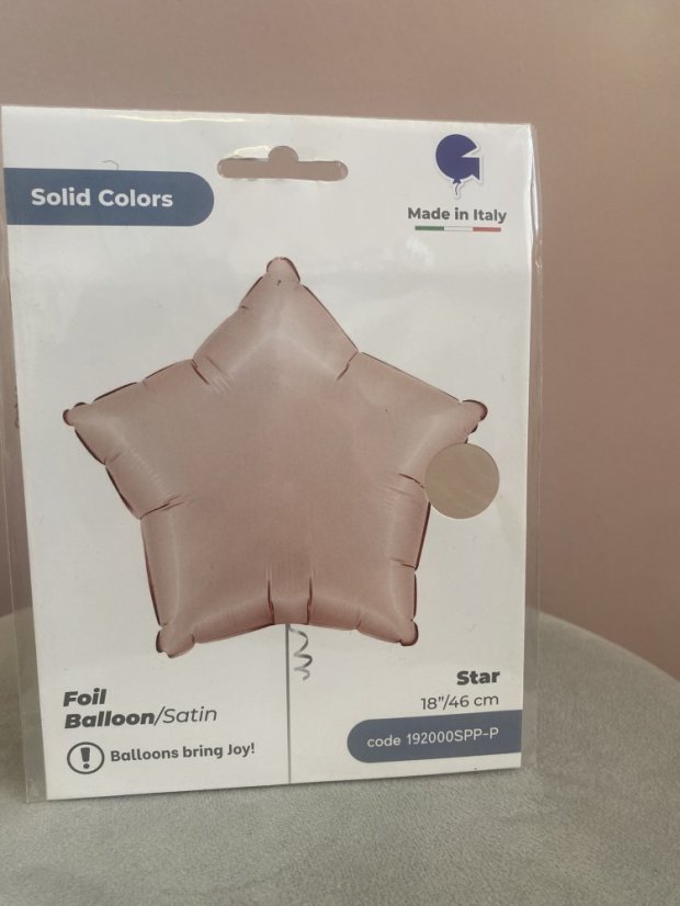 Fóliová hvězda - různé druhy - Varianta: zlatá - 91 cm