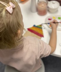 Sada dřevěných omalovánek