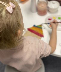 Sada dřevěných omalovánek