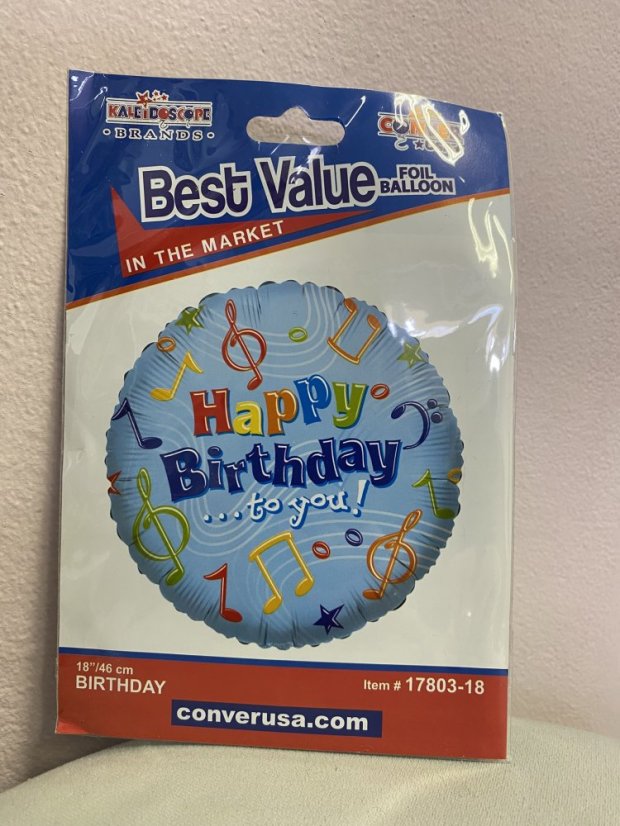 Fóliové balónky - Happy Birthday