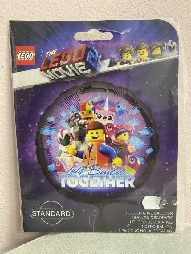 Fóliový balónek kulatý - různé druhy - Varianta: Lego