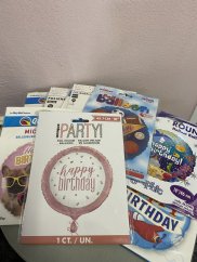 Fóliové balónky - Happy Birthday