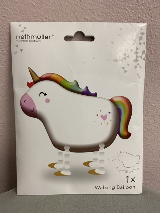 Chodící balónky - různé druhy