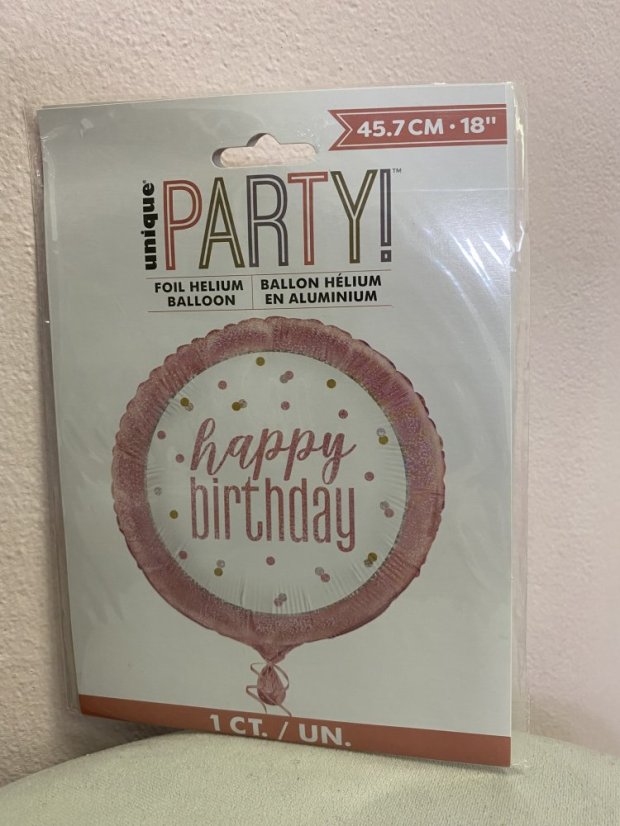 Fóliové balónky - Happy Birthday