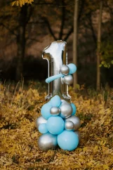 Číslo na malém balónkovém podstavci