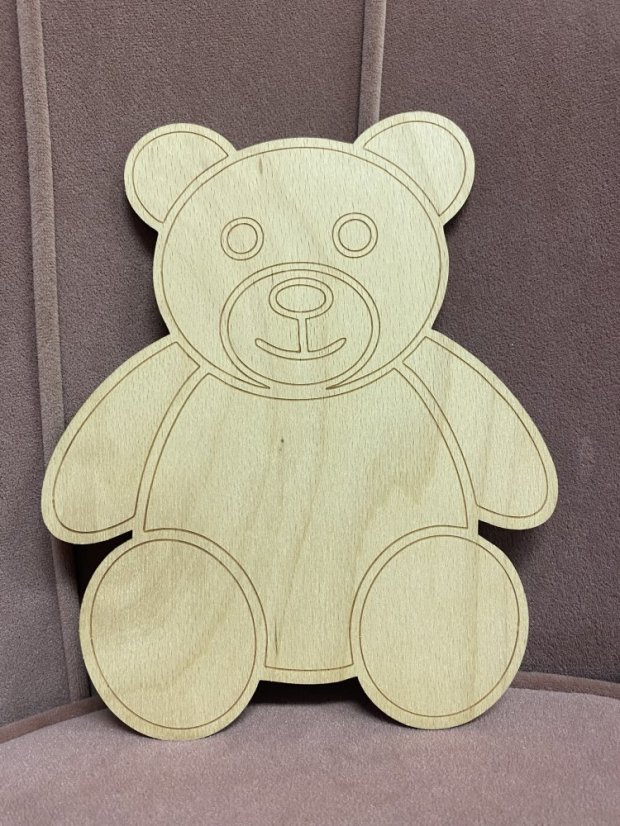 Dřevěná omalovánka - různé druhy - Tvar: Mikuláš