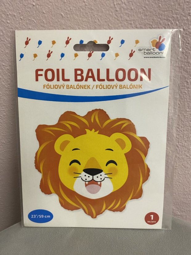 Fóliový balónek zvířátko hlava - různé druhy - Varianta: slon