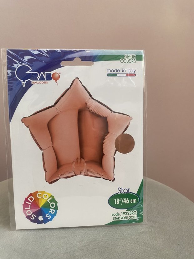 Fóliová hvězda - různé druhy - Varianta: zlatá - 91 cm