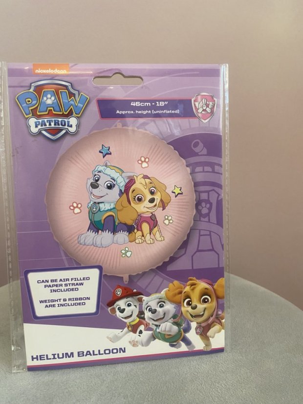 Fóliový balónek kulatý - různé druhy - Varianta: Máša a medvěd