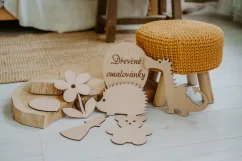 Dřevěná omalovánka - různé druhy