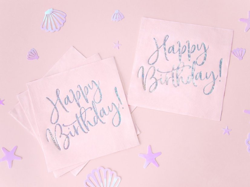 Balíček - Happy Birthday RŮŽOVÁ