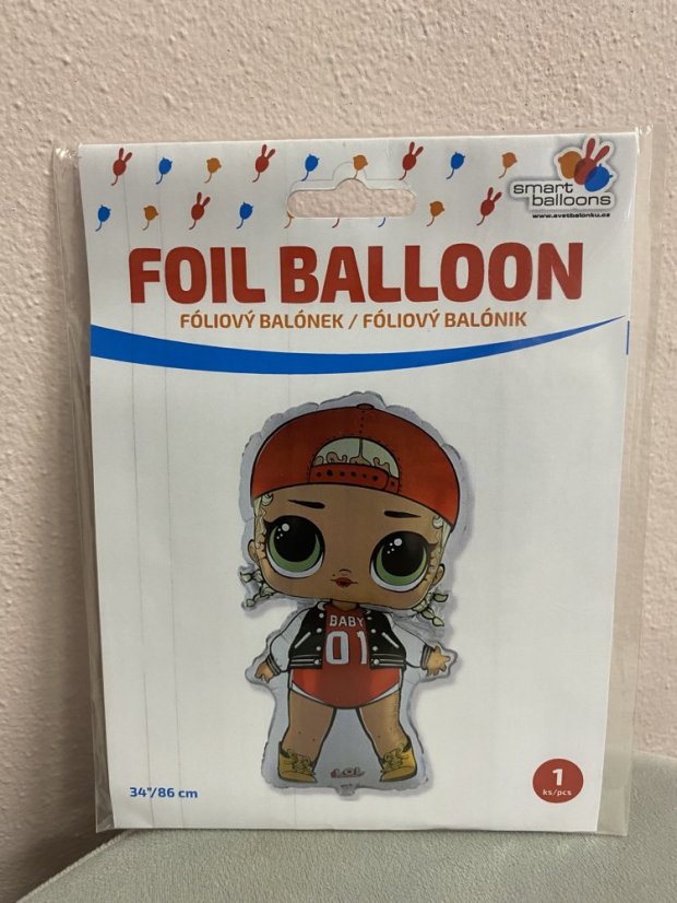 Fóliový balónek pohádková postava - různé druhy - Varianta: Prasátko Tom