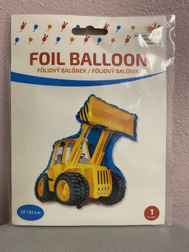 Fóliový balónek - auta/stroje - různé druhy