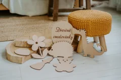 Dřevěná omalovánka - různé druhy