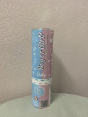 Gender reveal konfety