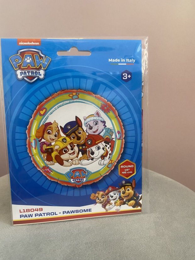 Fóliový balónek kulatý - různé druhy - Varianta: Máša a medvěd