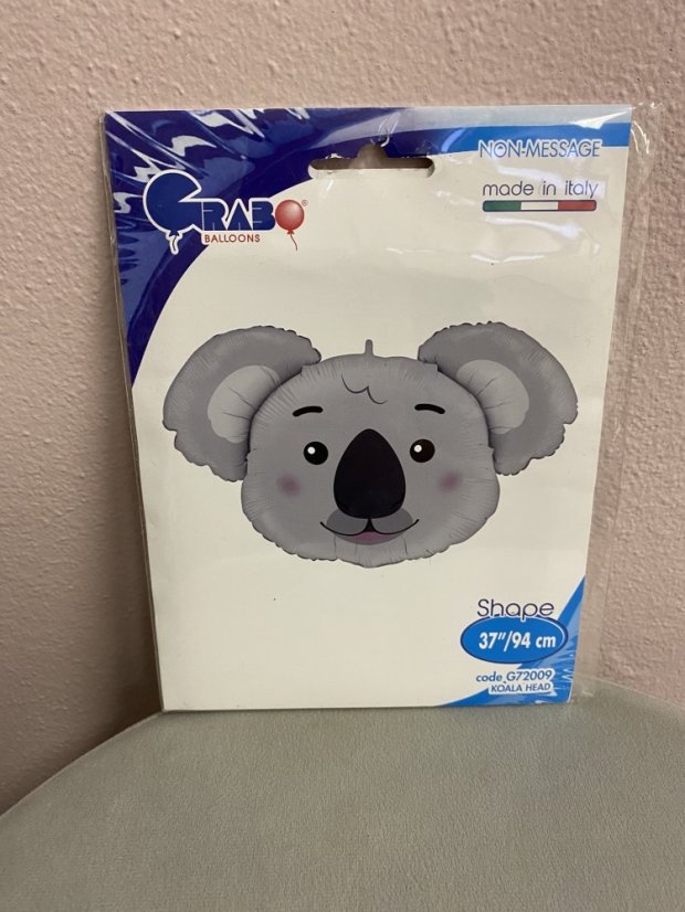 Fóliový balónek zvířátko hlava - různé druhy - Varianta: slon