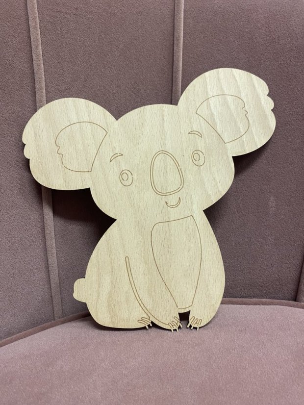 Dřevěná omalovánka - různé druhy - Tvar: Mikuláš